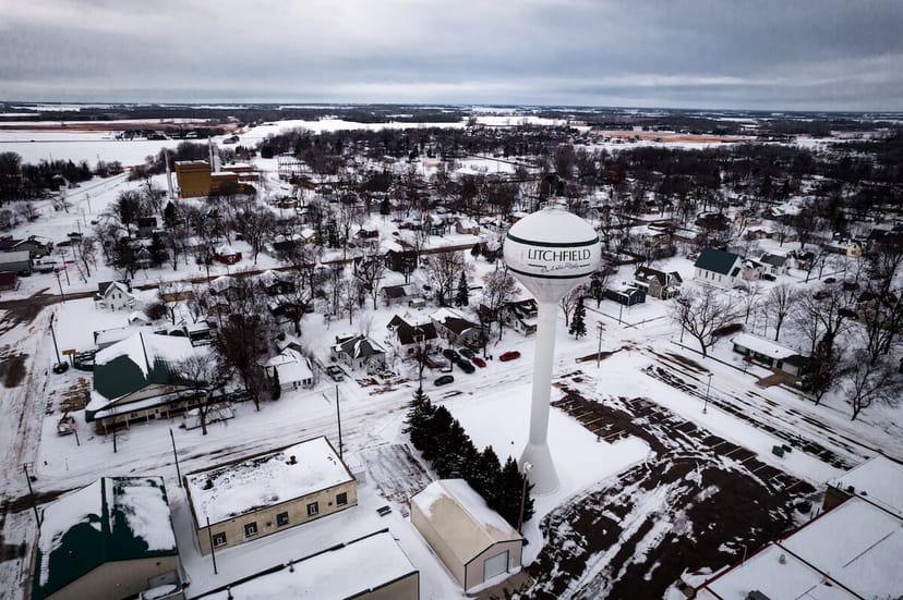 Scenic view of Litchfield, Minnesota