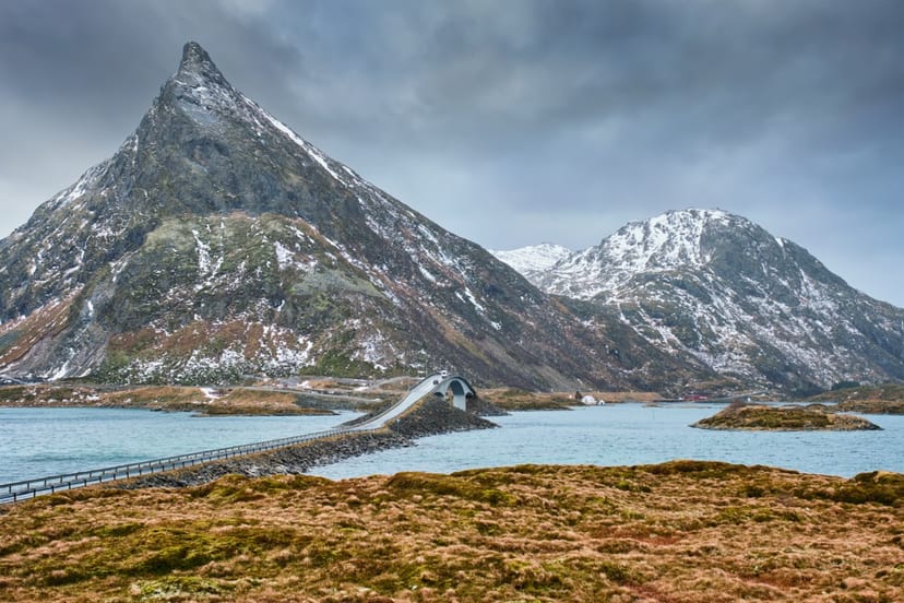 Scenic view of Lofoten Islands, Norway