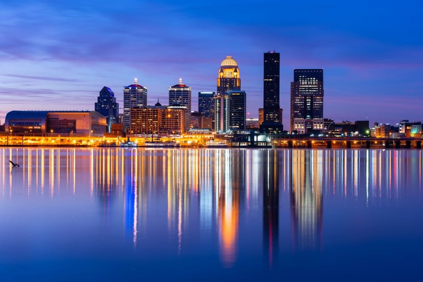 Scenic view of Louisville, Kentucky