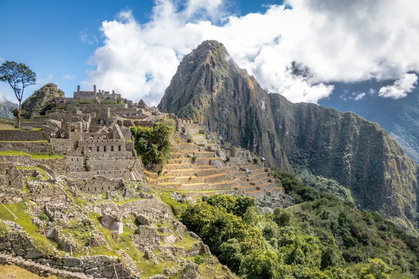 Scenic view of Machu Picchu, Peru