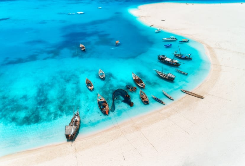 Scenic view of Maldives
