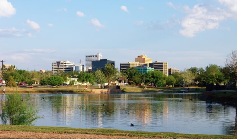 Scenic view of Midland, Texas