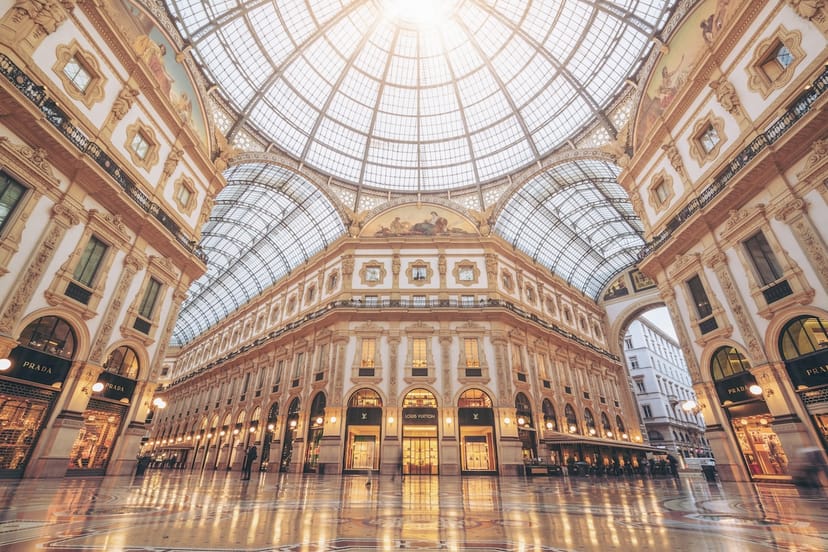 Scenic view of Milan, Italy