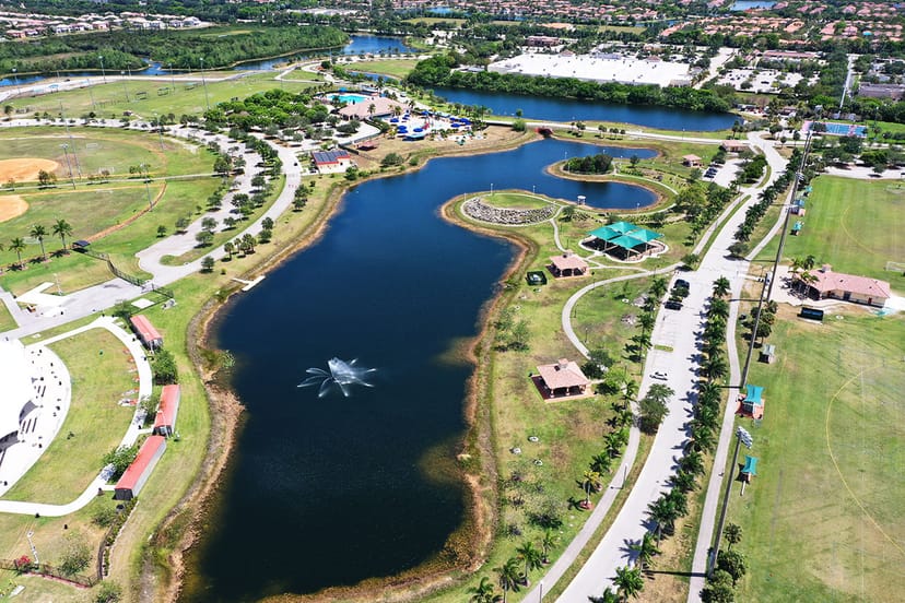 Scenic view of Miramar, Florida