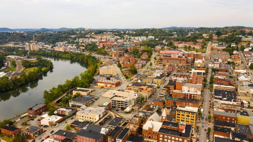 Scenic view of Morgantown, West Virginia