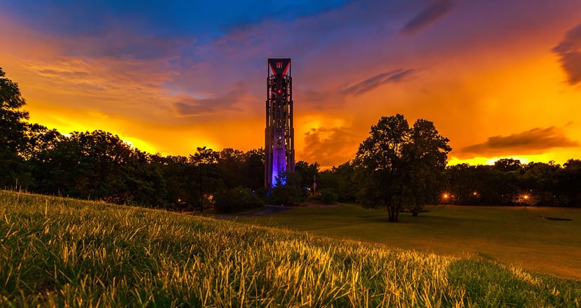 Scenic view of Naperville, Illinois