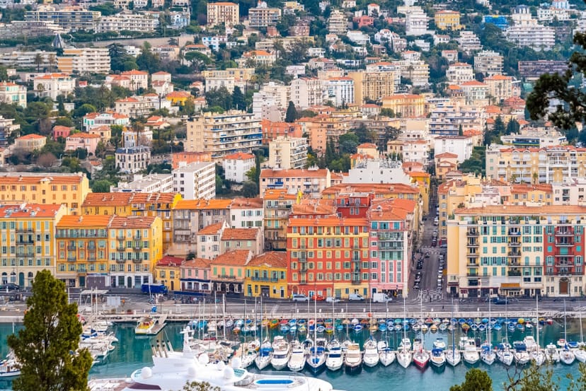 Scenic view of Nice, France