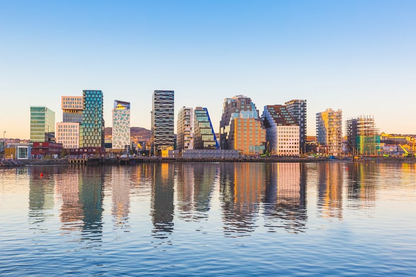 Scenic view of Oslo, Norway