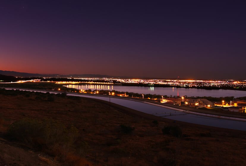 Scenic view of Palmdale, California