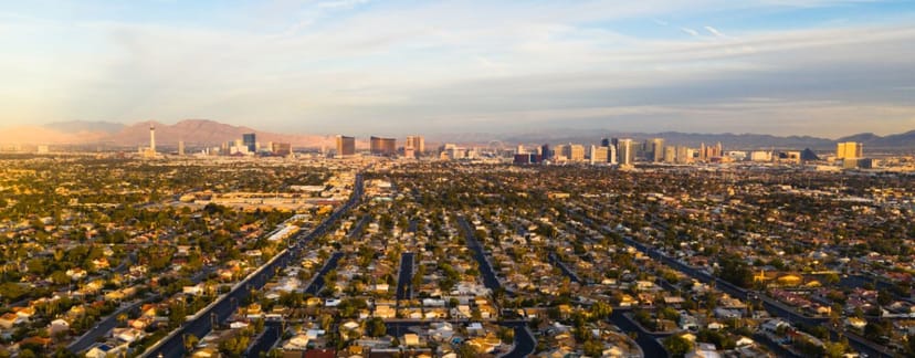 Scenic view of Paradise, Nevada