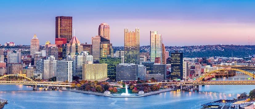 Scenic view of Pittsburgh, Pennsylvania