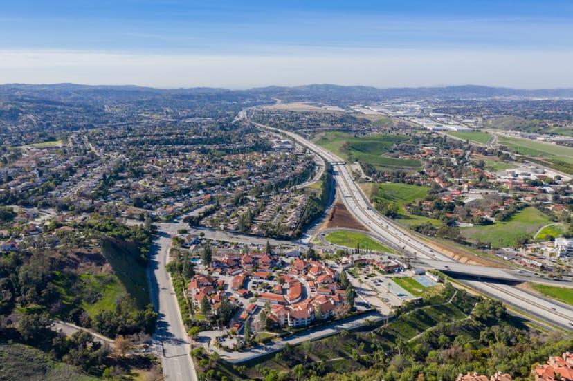 Scenic view of Pomona, California