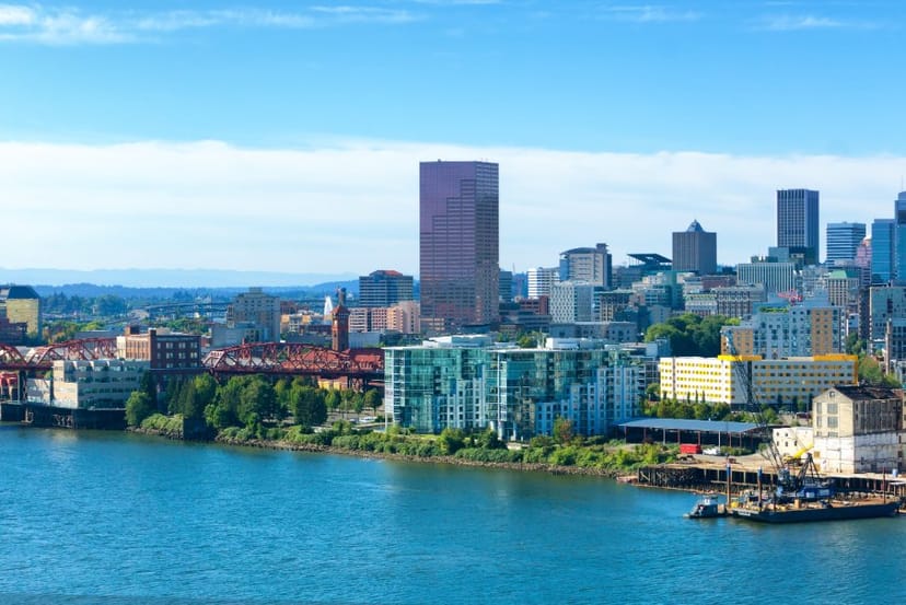 Scenic view of Portland, Oregon
