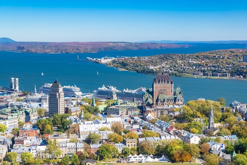 Scenic view of Quebec City, Canada