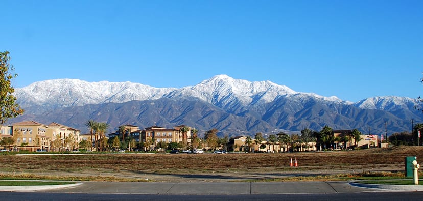 Scenic view of Rancho Cucamonga, California