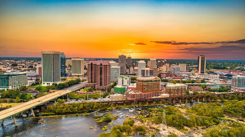 Scenic view of Richmond, Virginia