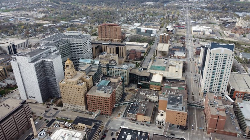 Scenic view of Rochester, Minnesota