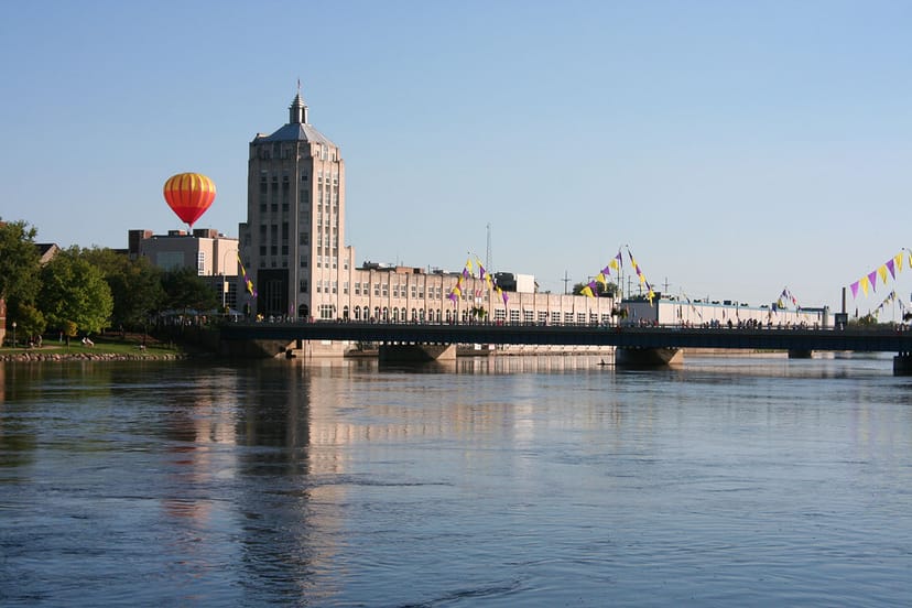 Scenic view of Rockford, Illinois