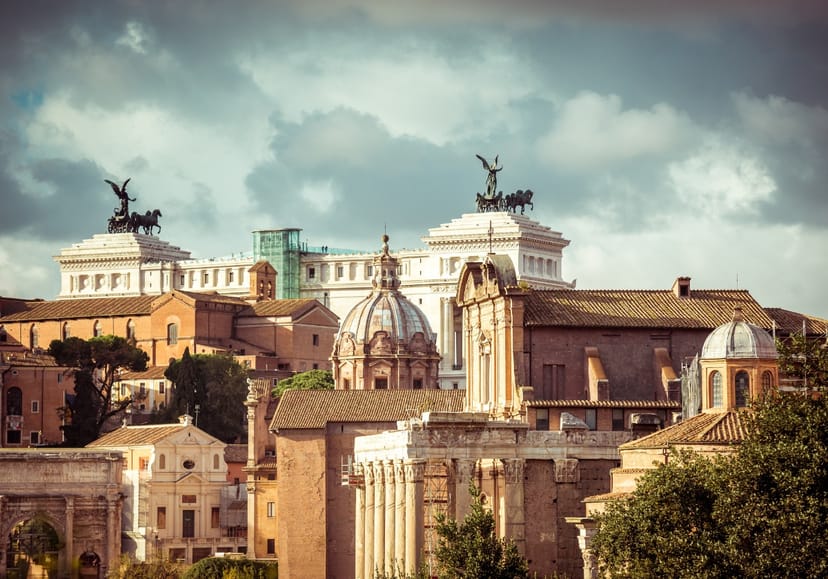 Scenic view of Rome, Italy