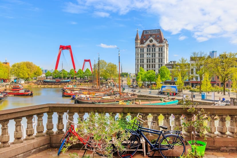 Scenic view of Rotterdam, Netherlands