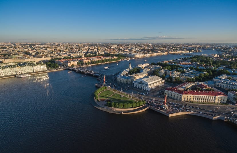Scenic view of Saint Petersburg, Russia