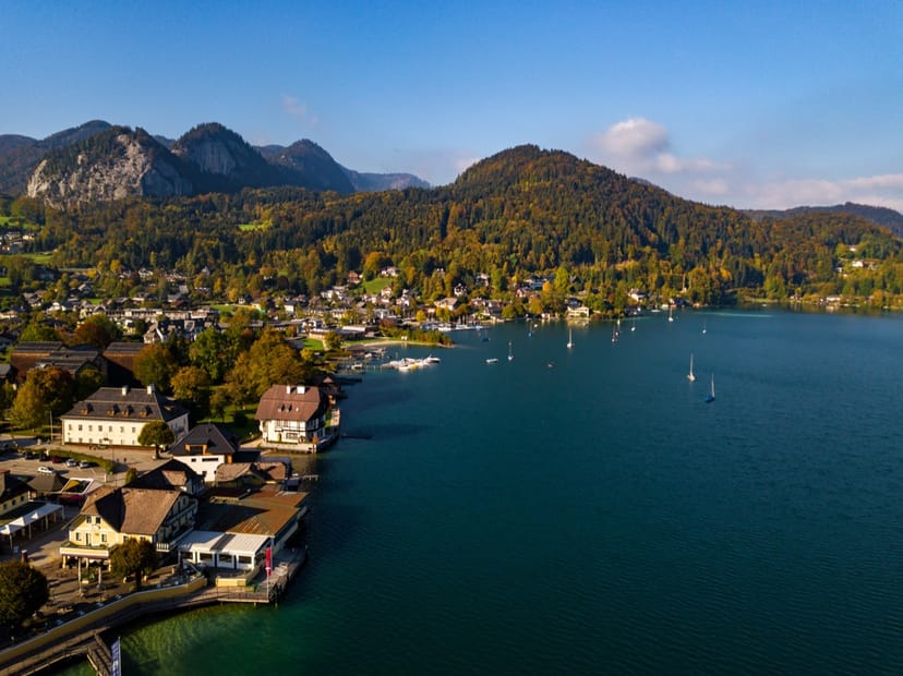 Scenic view of Salzkammergut, Austria