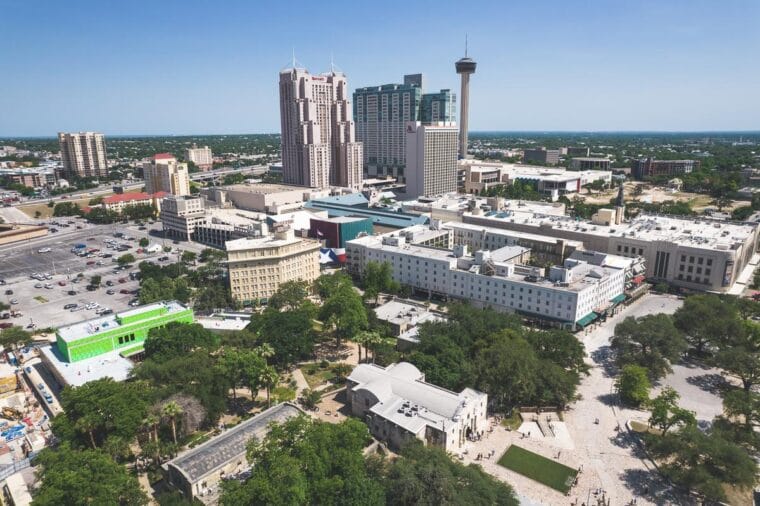 Scenic view of San Antonio, Texas