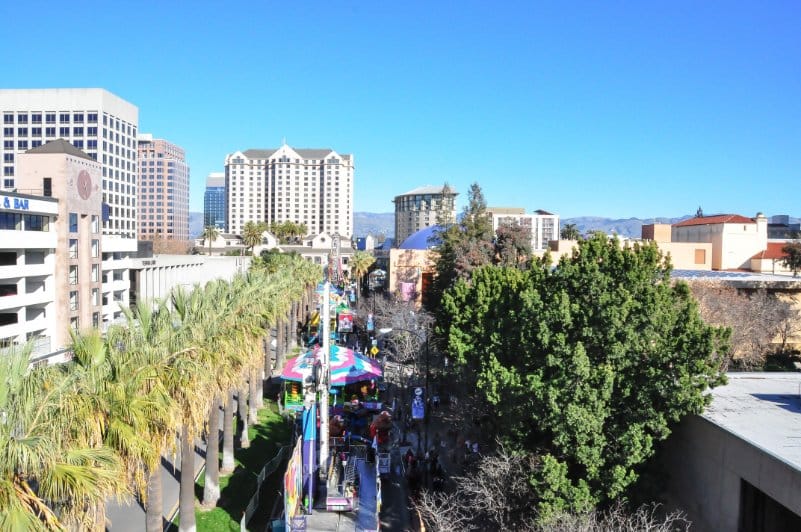 Scenic view of San Jose, California