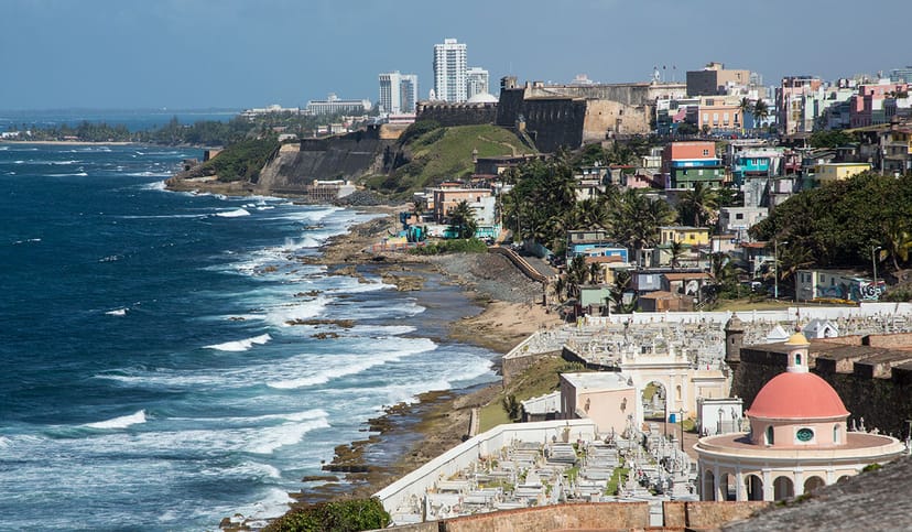 Scenic view of San Juan, Puerto Rico