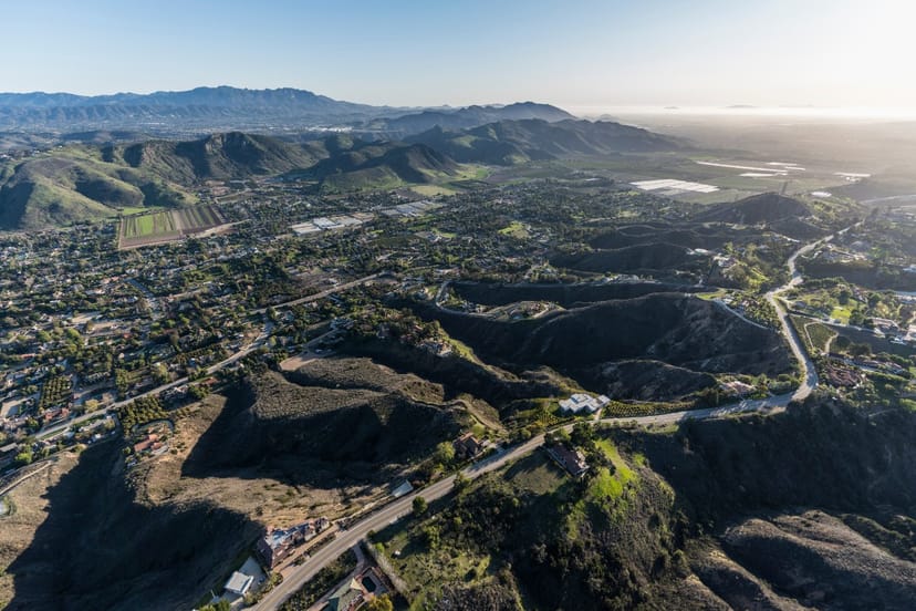 Scenic view of Santa Rosa, California