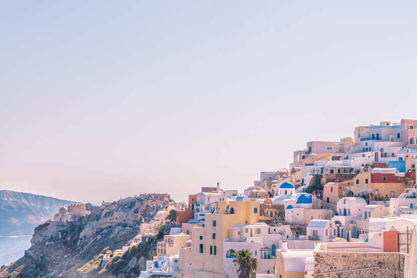 Scenic view of Santorini, Greece