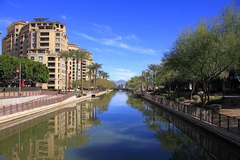 Scenic view of Scottsdale, Arizona