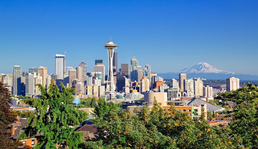 Scenic view of Seattle, United States