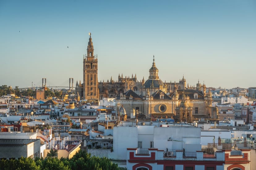 Scenic view of Seville, Spain