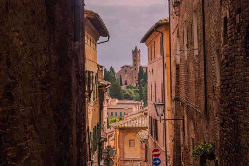 Scenic view of Siena, Italy