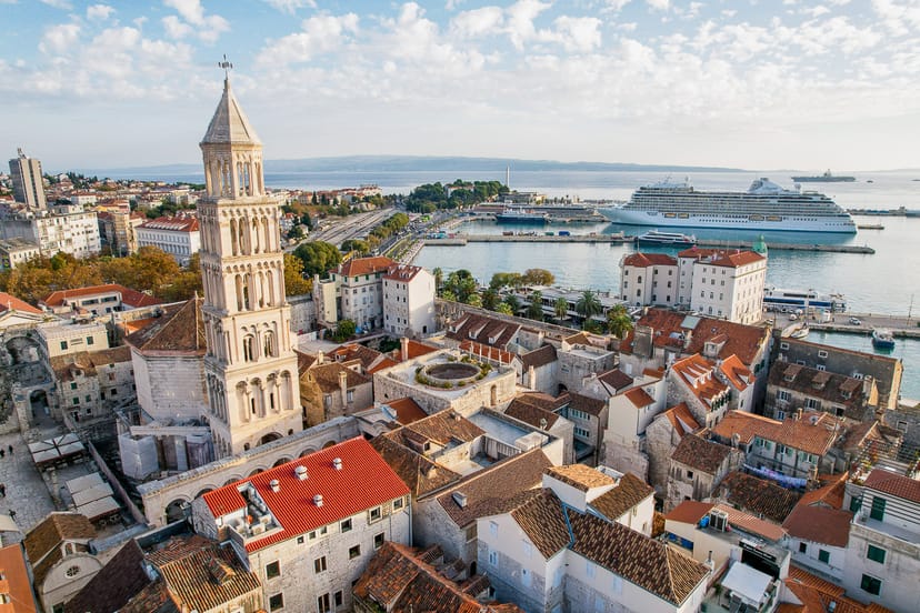 Scenic view of Split, Croatia
