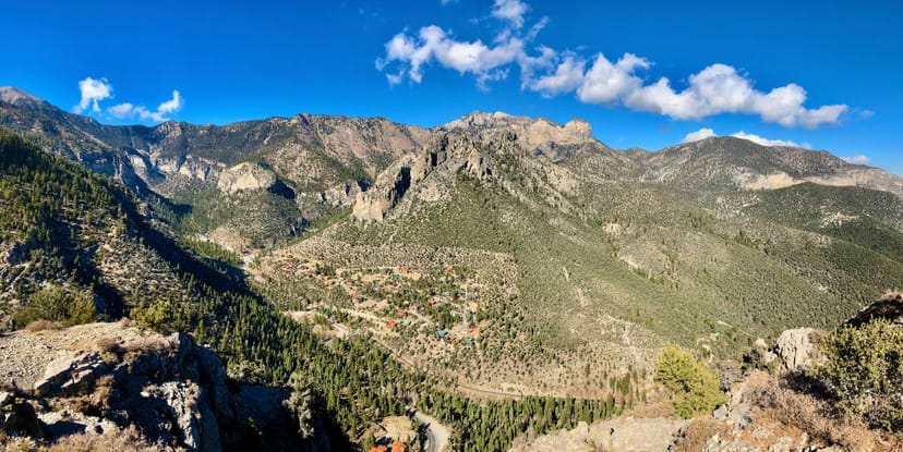 Scenic view of Spring Valley, Nevada