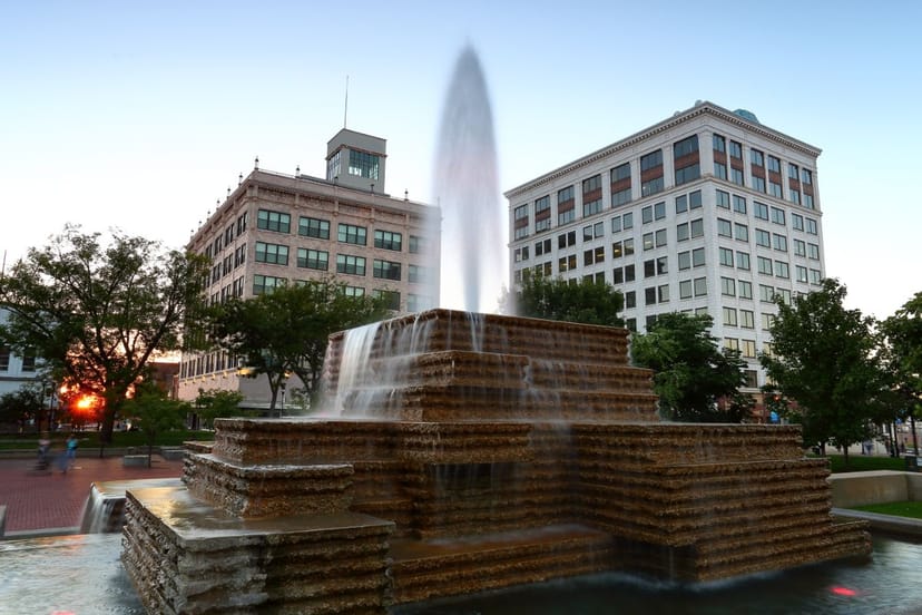Scenic view of Springfield, Missouri