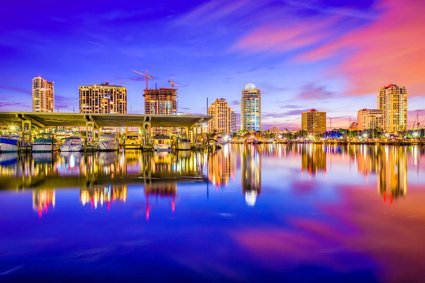Scenic view of St. Petersburg, Florida