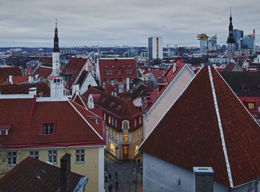 Scenic view of Tallinn, Estonia