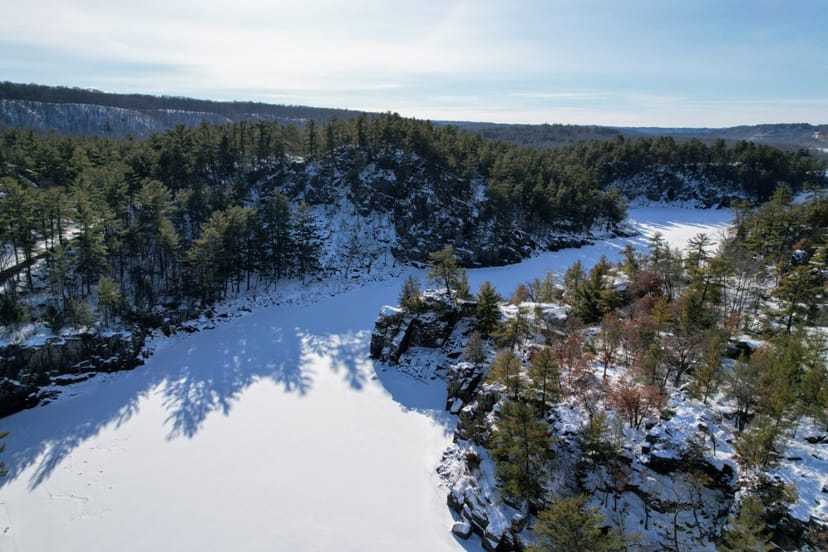 Scenic view of Taylors Falls, Minnesota