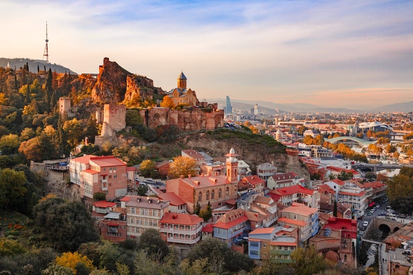Scenic view of Tbilisi, Georgia
