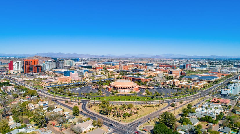 Scenic view of Tempe, Arizona