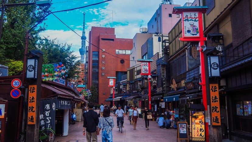 Scenic view of Tokyo, Japan