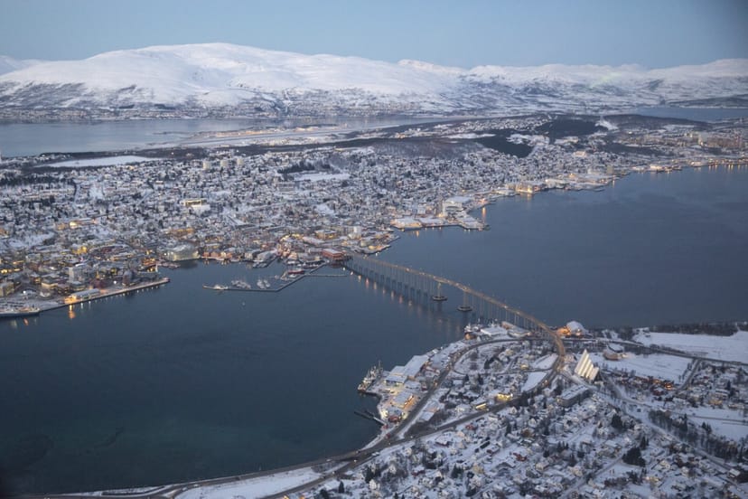 Scenic view of Tromsø, Norway