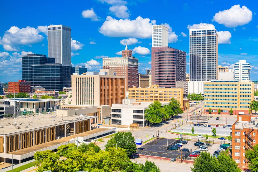 Scenic view of Tulsa, Oklahoma