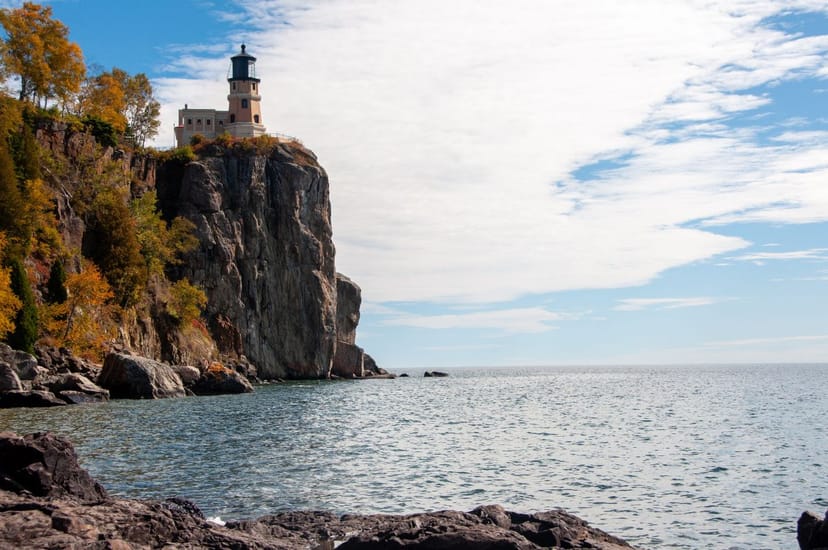 Scenic view of Two Harbors, Minnesota