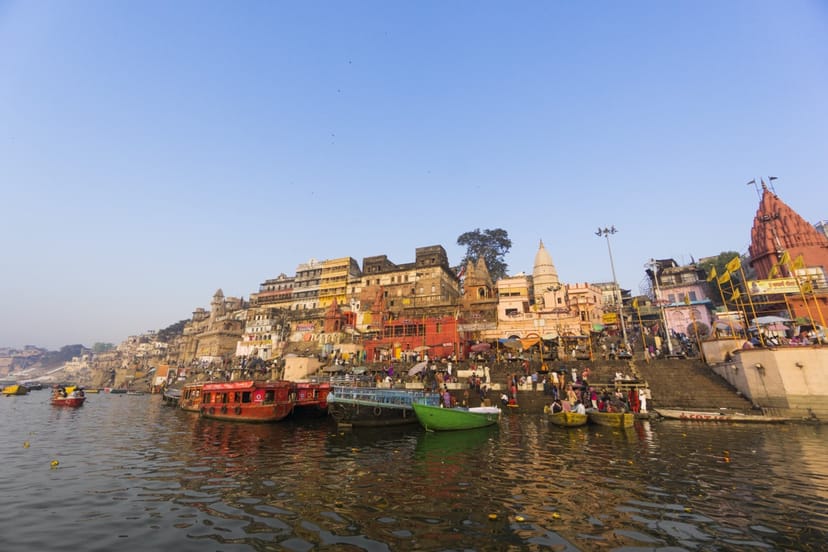 Scenic view of Varanasi, India
