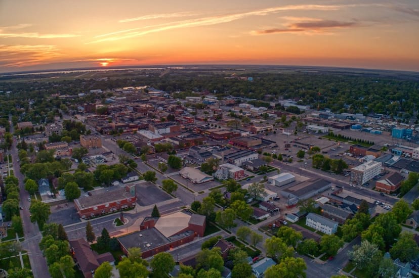 Scenic view of Watertown, South Dakota