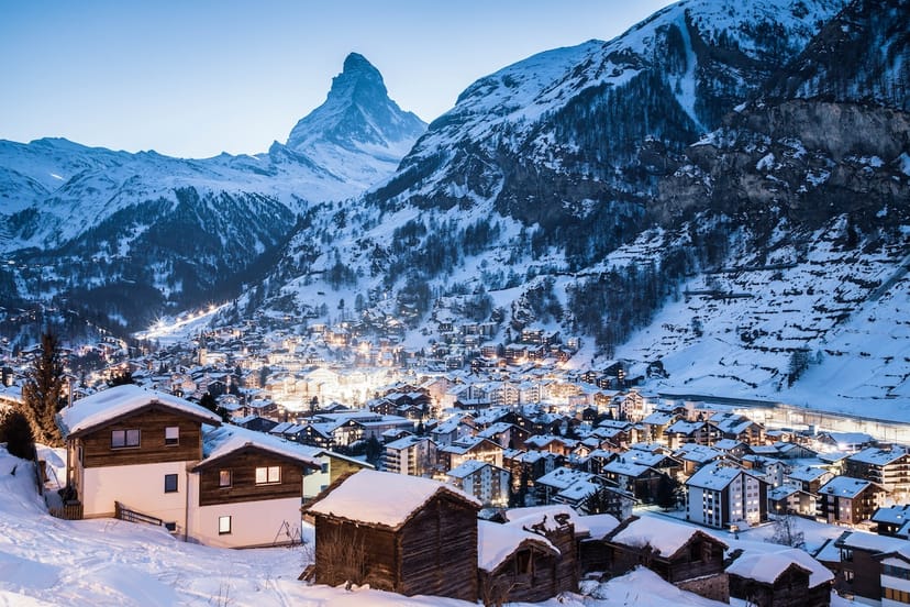 Scenic view of Zermatt, Switzerland